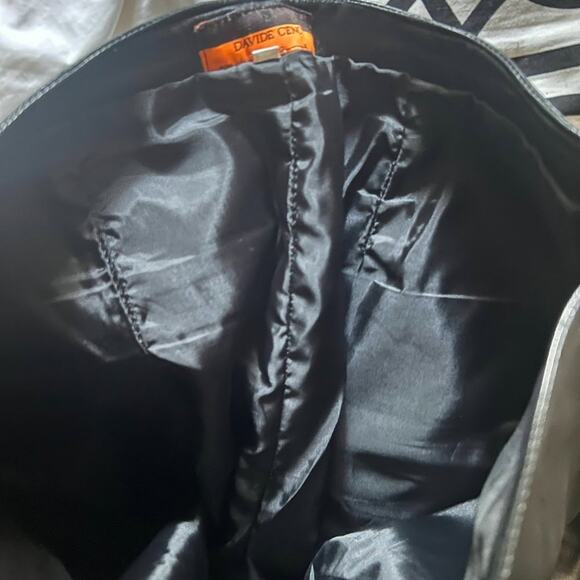 Davide Cenci Leather Pants Lined with Silk - Picture 6 of 15